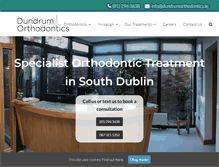 Tablet Screenshot of dundrumorthodontics.ie